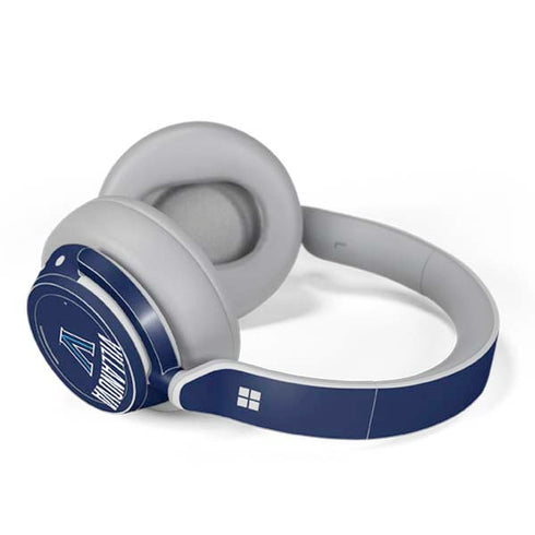 Villanova University Wildcats Black Surface Headphones Skin
